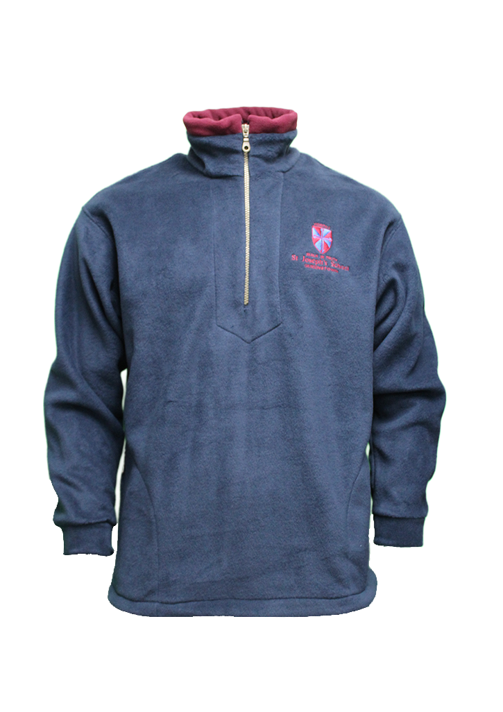 St Joseph's School Queenstown Fleece Navy / Maroon Kids